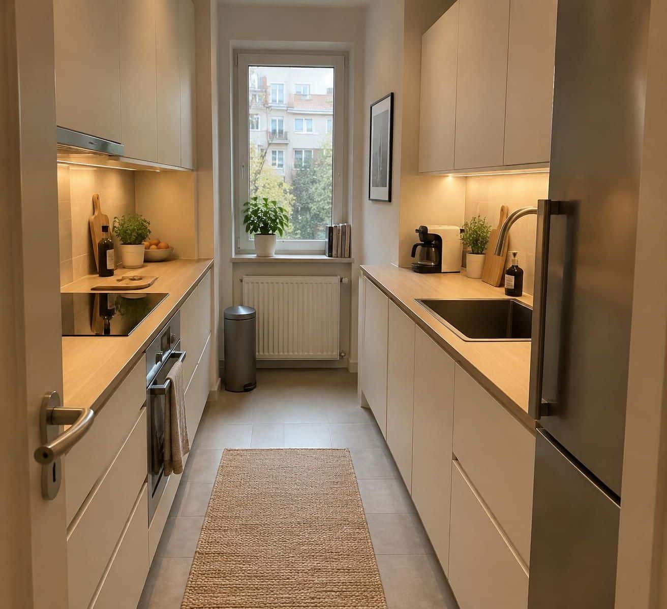 découvrez comment aménager une cuisine étroite de 5 m² avec une seule fenêtre : astuces de rangement, choix des couleurs et éclairage pour optimiser l’espace.