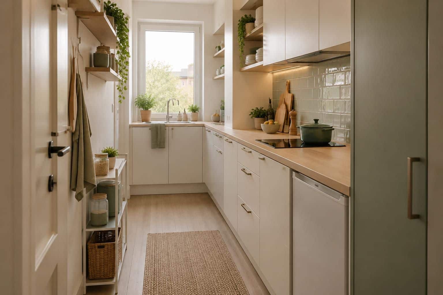 découvrez comment aménager une cuisine étroite de 5 m² avec une seule fenêtre : astuces de rangement, choix des couleurs et idées pour optimiser la lumière.