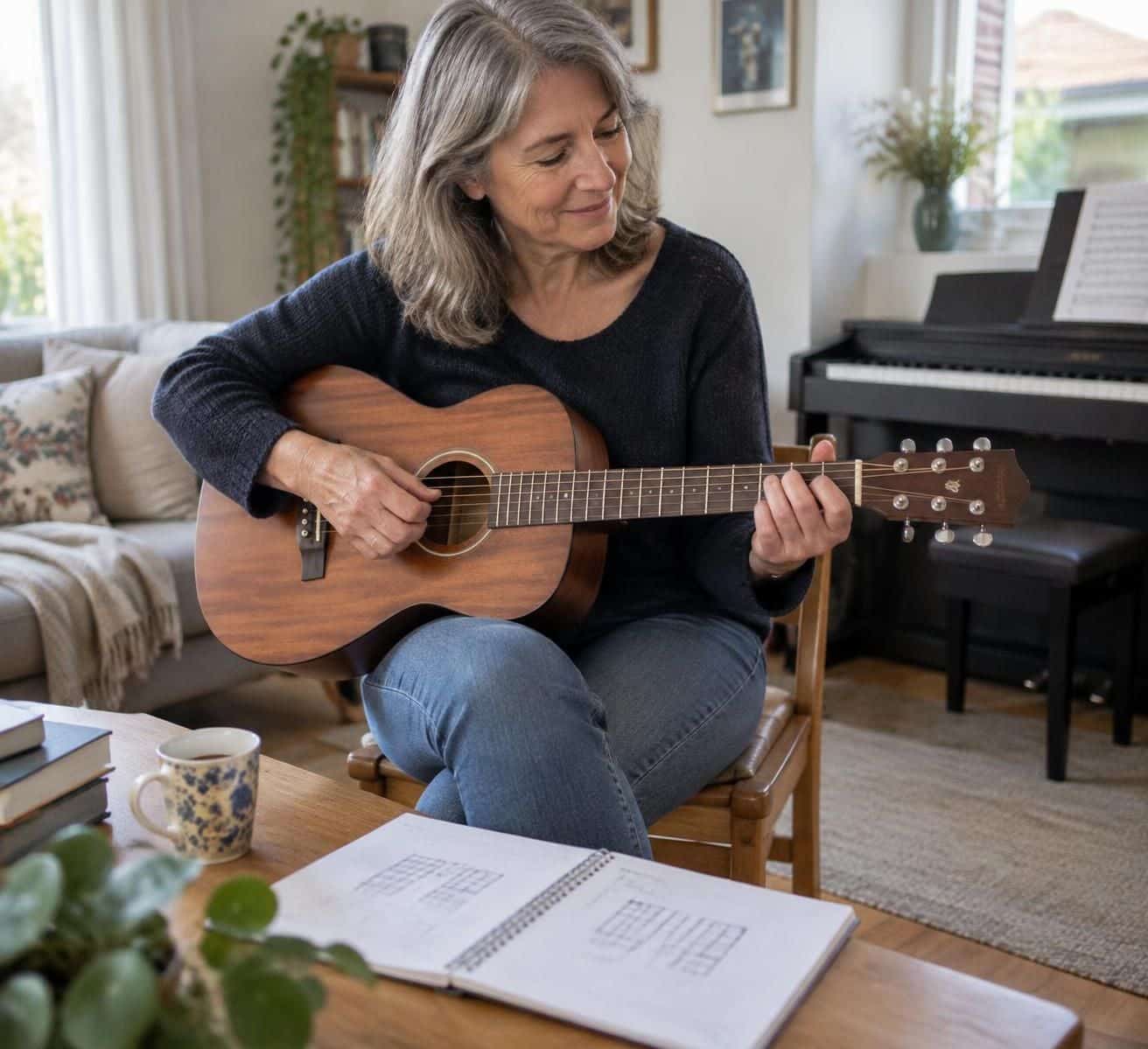 découvrez comment apprendre un instrument après 50 ans sans solfège : choisissez une méthode adaptée, progressez à votre rythme et gardez le plaisir de jouer.