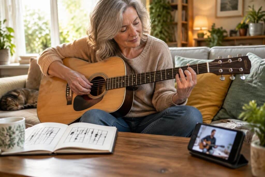 apprenez à jouer d’un instrument après 50 ans sans solfège grâce à des méthodes accessibles, des conseils pratiques et un apprentissage à votre rythme.
