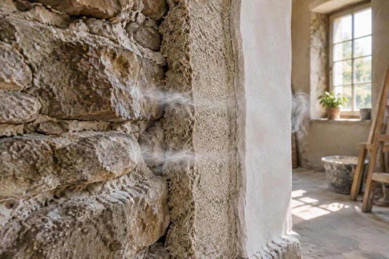 découvrez comment isoler un mur en pierre humide avec des matériaux perspirants, afin de limiter l’humidité tout en préservant les échanges de vapeur d’eau.